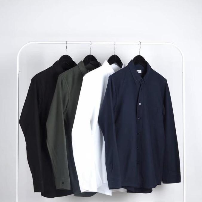 LIMITED EDITION  Kemeja Polos Pria Lengan Panjang High Quality LIMITED EDITION 