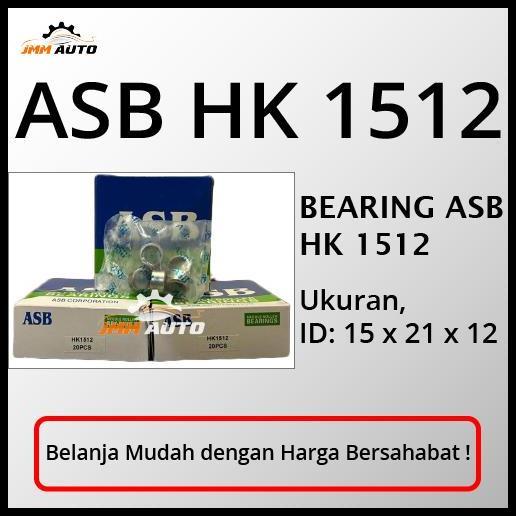 GRATIS ONGKIR BEARING ASB HK 1512 NEEDLE BEARING / BEARING BAMBU ASB HK1512