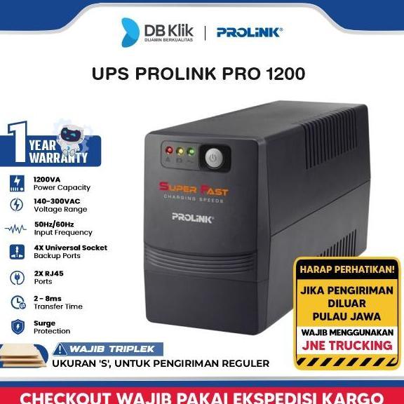 UPS Prolink Pro 1200 - Prolink Ups Pro 1200