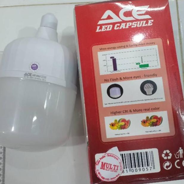 Allthebest- Lampu garansi led ACE 50w capsule led jumbo besar 50w ace