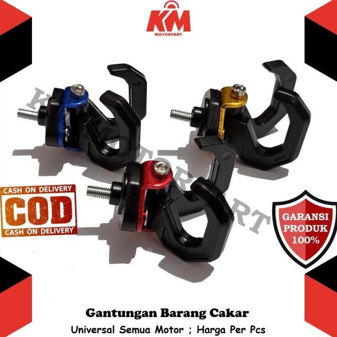 Allthebest- Gantungan Barang Motor 2 Cakar Variasi Universal Motor Beat Mio Vario