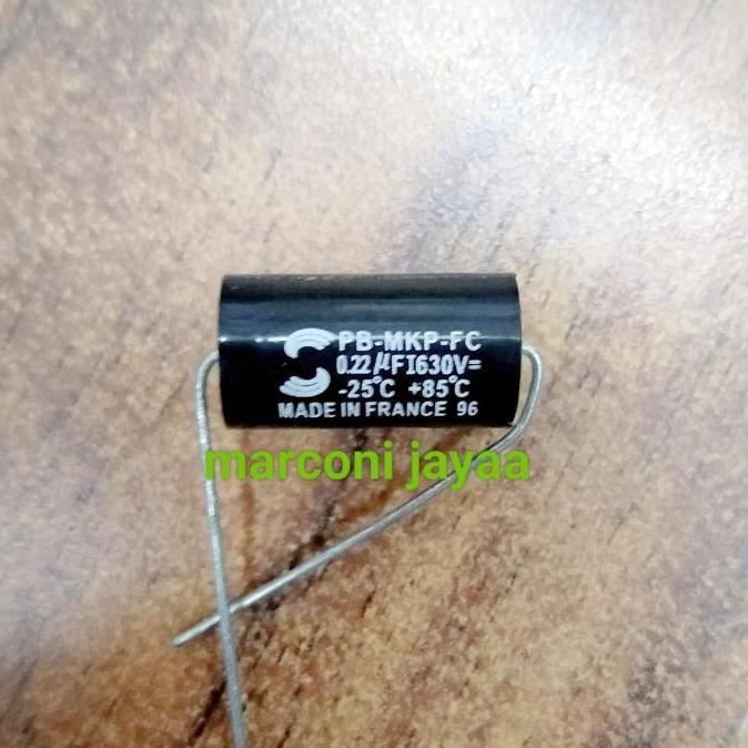 kapasitor mkp axial 0,22uf 630v solun HARGA KHUSUS