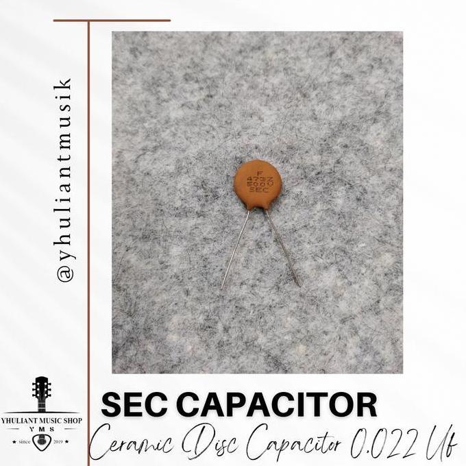 SEC Ceramic Disc Capacitor Tone Capacitor 0,047 Uf Vintage Capacitor PROMO