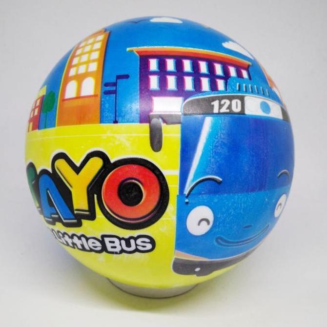 Mainan Bola Karet / Bola Karet Karakter Tayo DGS