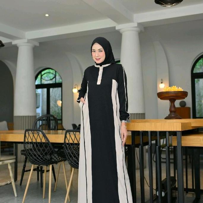 AMANDA DRESS, GAMIS MODERN, CASUAL. Wanita Muslim