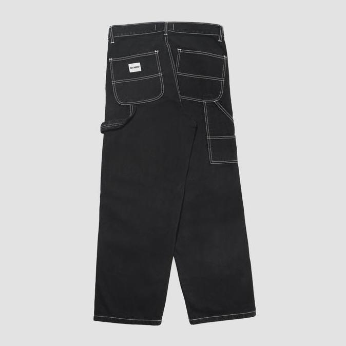 Queenbeer - Carpenter Denim Pants Sergio Black