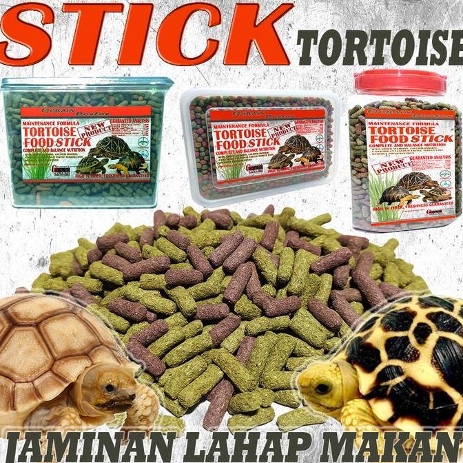 TERMURAH - Makanan pakan kura kura tortoise sulcata pardalis aldabra pelet stick