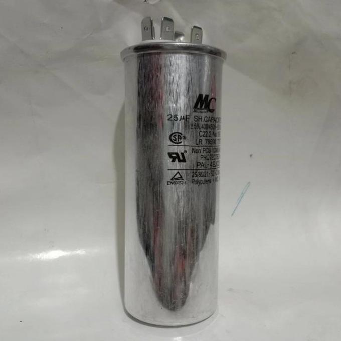 KAPASITOR OUTDOOR AC 25 UF MC BARU