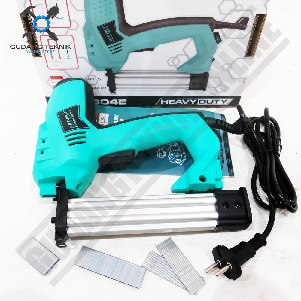[SR] MESIN STAPLES F304E NRT PRO / Alat Elektrik Electric Nailer Staples Paku Tembak Stapler Gun F 3