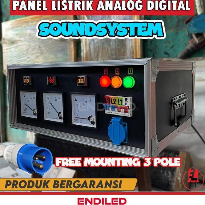 Panel Listrik Sound System 1 Phase Analog Digital