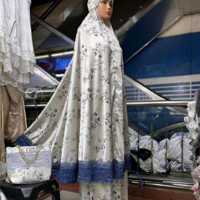 mukena/ mukena dewasa sutra vanel premium 2in1