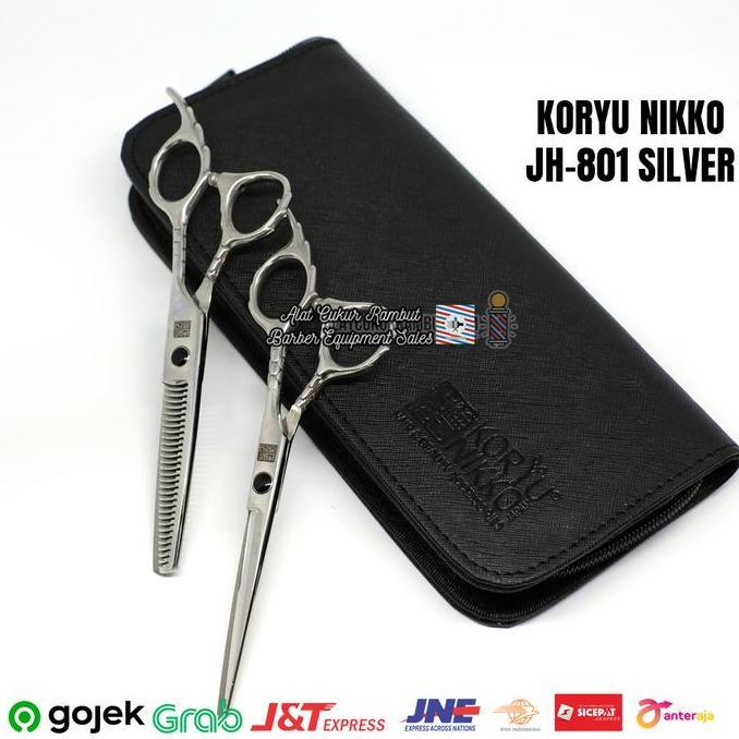 Studix- Gunting Potong Rambut Gunting Sasak Rambut Gunting Rambut Set Koryu Nikko M3460