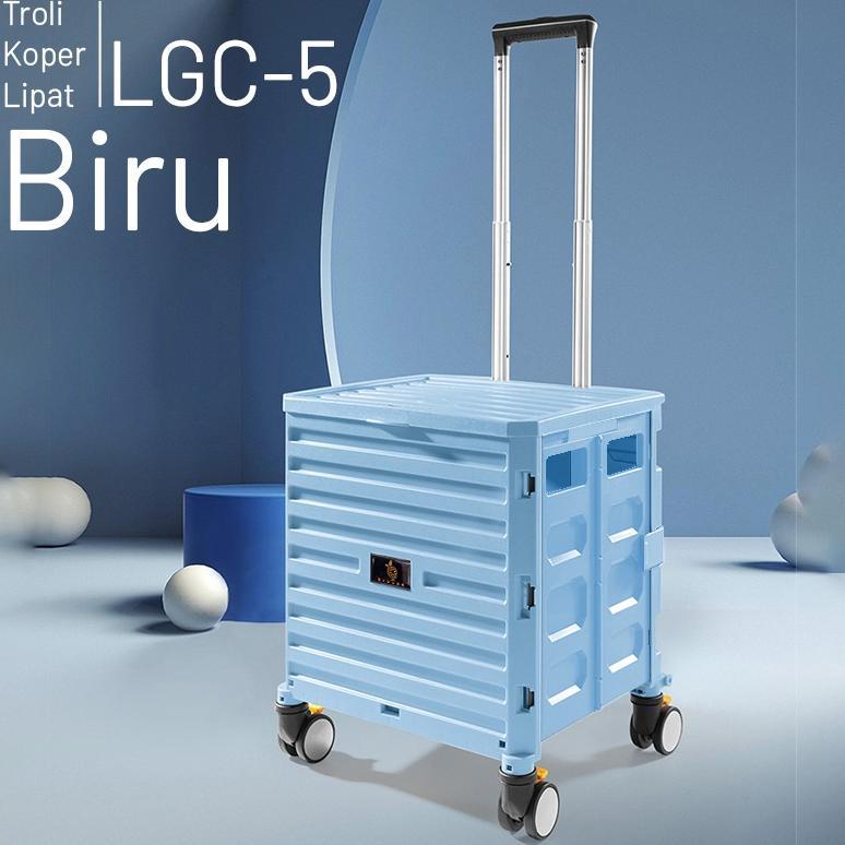 [ZR] Troli belanja portable keranjang lipat Keranjang Belanja Pasar Dengan Roda Multifungsi tas bela