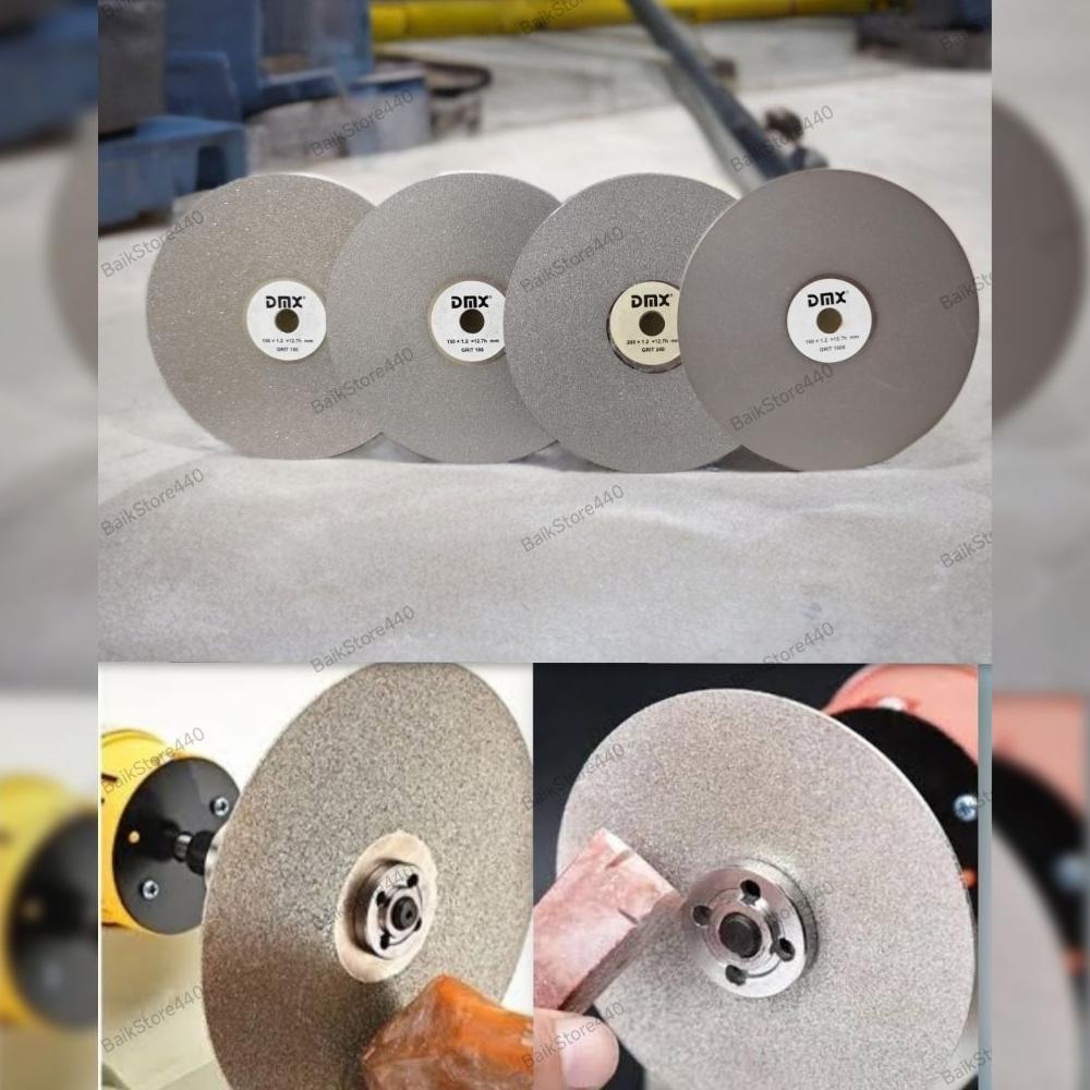 Diamond disc Lapping wheel 6 inch / Mata amplas intan Tajam 150mm high quality DMX original