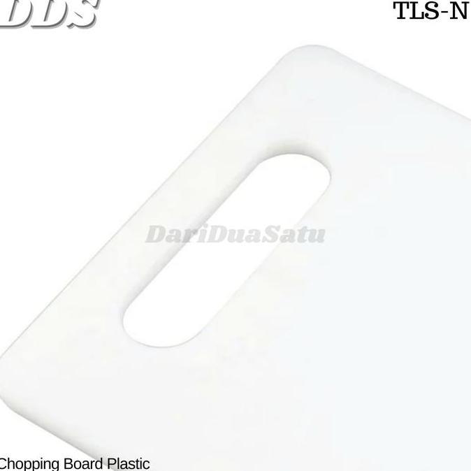 Whynot- Talenan Plastik Tebal Chopping Board White Ketebalan 6, 8, 10 Mm