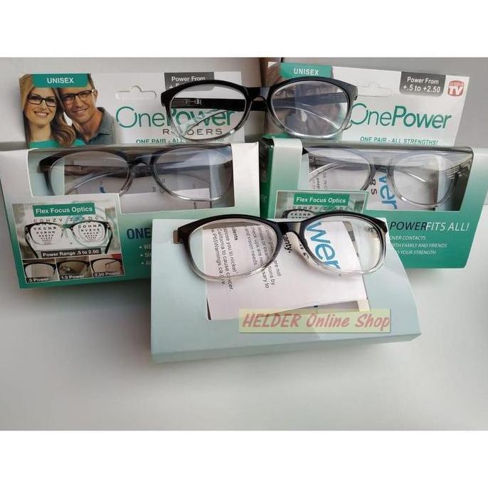 Medikit- Kacamata Baca Ajaib One Power Readers Frame Gradasi Packing Dos