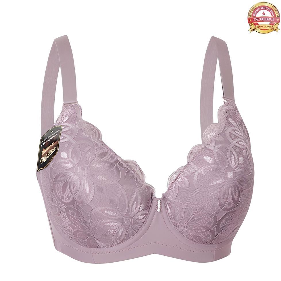 Scelta - Bra Push Up Breast Ukuran Besar Full Cup Big Size Nyaman Bra Cup D Size 38 40 42 44 BH SCE 