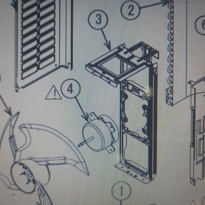 Fan Motor Outdoor AC Panasonic PU5/7/9XKJ