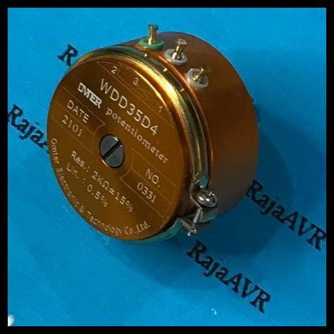 TERBARU POTENSIOMETER PLASTIC CONDUCTIVE LINEAR WDD35-D4 2K OHM 