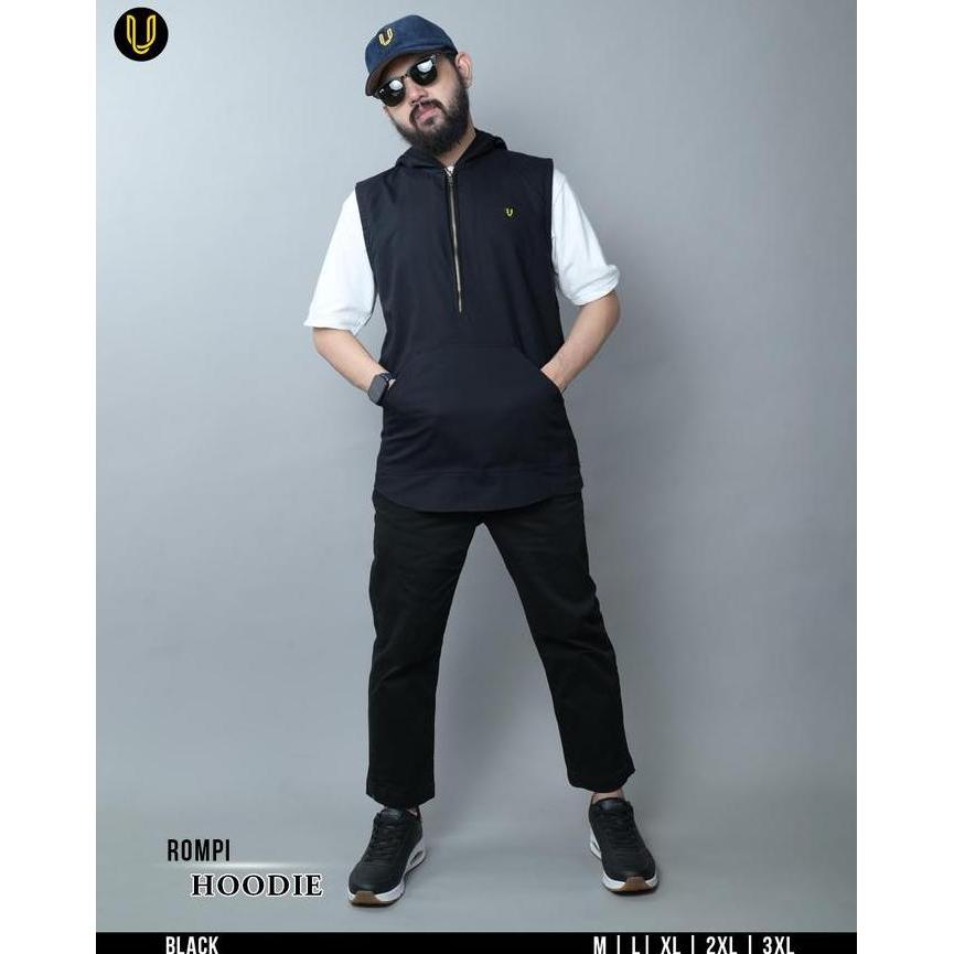 Uhud Basic - Rompi Hoodie Rompi Shalat