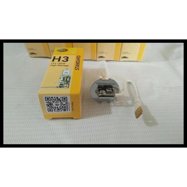 TERMURAH LAMPU BOHLAM TEMBAK MOBIL HALOGEN H3 12V 100W HELLA 