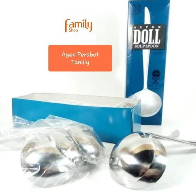 Sendok Sayur / Irus Kecil Stainless Tebal / Irus SUPER DOLL