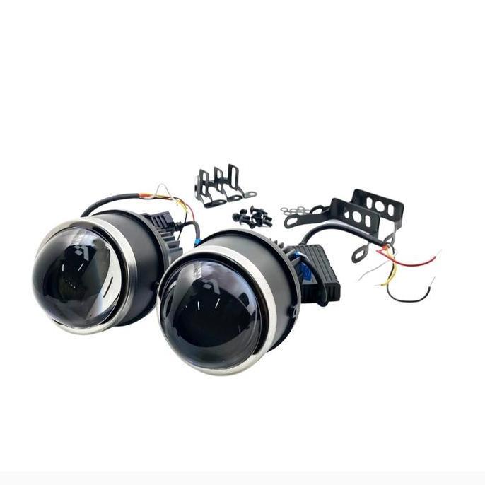 Projector BI-LED Foglamp Autovision Tesla 75 Watt BILED Blue Lens Fog Ready