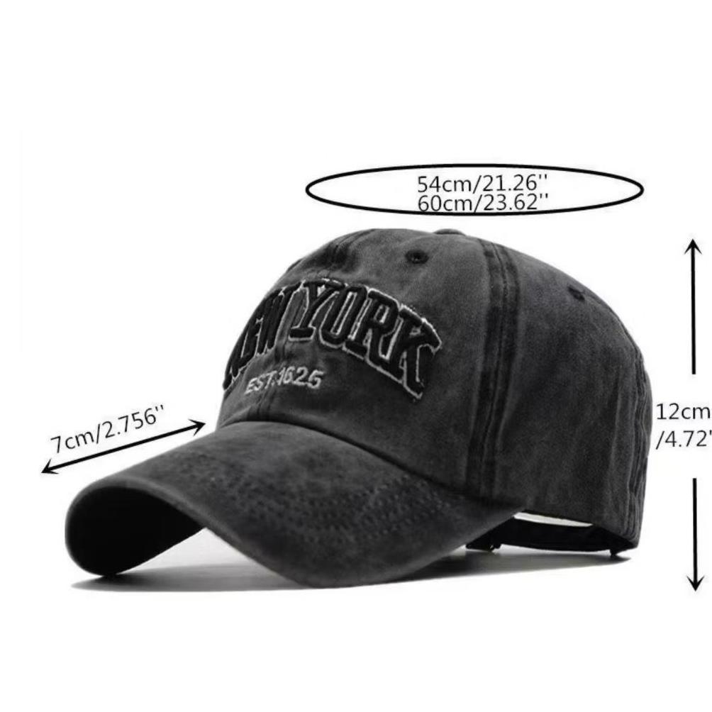 original topi baseball newyork est 1625 distro casual sport pria dan wanita - topi baseball motif de