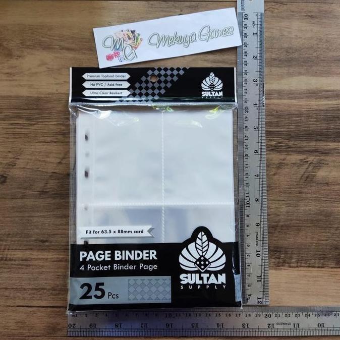 ready Sultan 4p 8p A5 7 hole 25 Sleeve 4-pocket Page Binder 67x92mm 2R Pokemon Sport KPop 2-ring 3-r