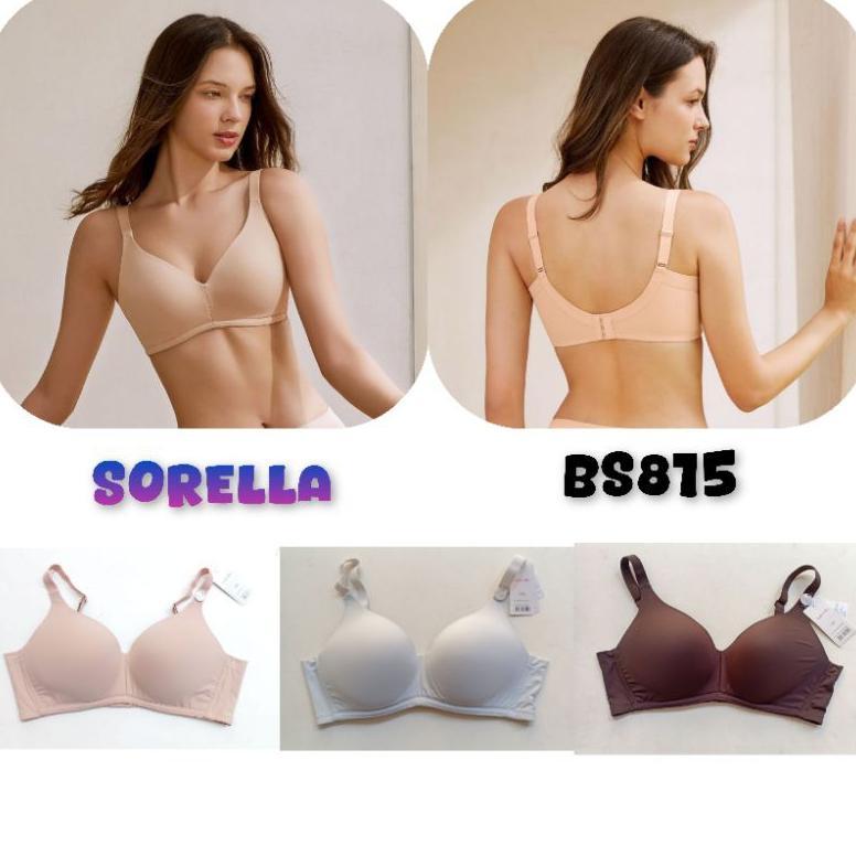BS815 Bra jumbo sorella full cup tanpa kawat 34C 36C 38C