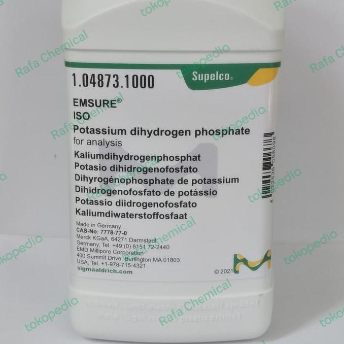 Potassium dihydrogen Phosphate Merck | 1.04873.1000 | KH2PO4