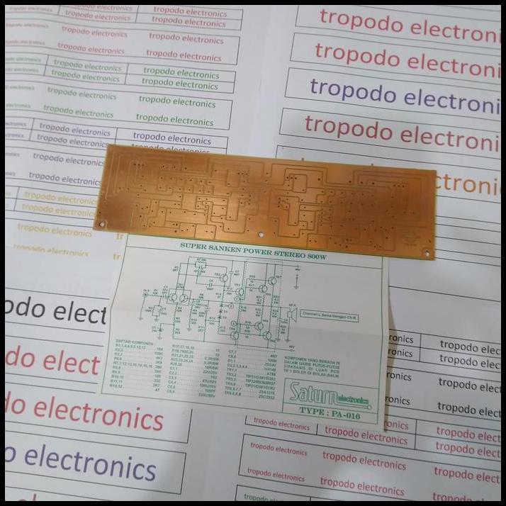 HOT DEAL PCB POWER AMPLIFIER SUPER SANKEN 800 WATT 