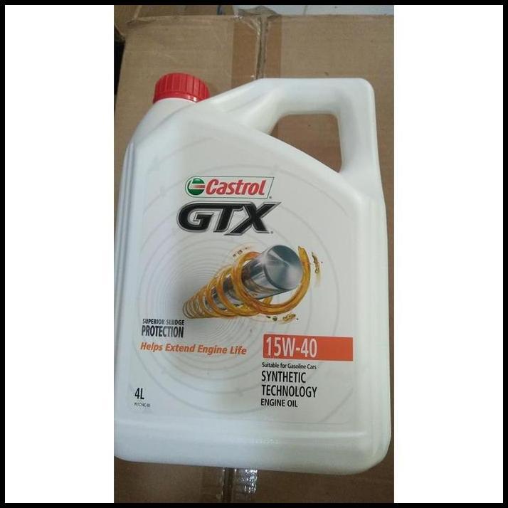 BEST DEAL OLI MESIN MOBIL CASTROL GTX 15W-40 4 LITER ORIGINAL