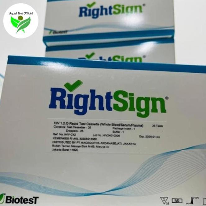 HIV Rightsign isi 25 test