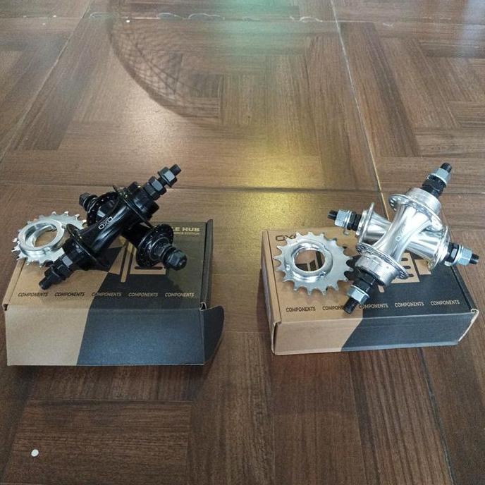 Hub OXO bearing 36h fixie sepasang free cogset 17t