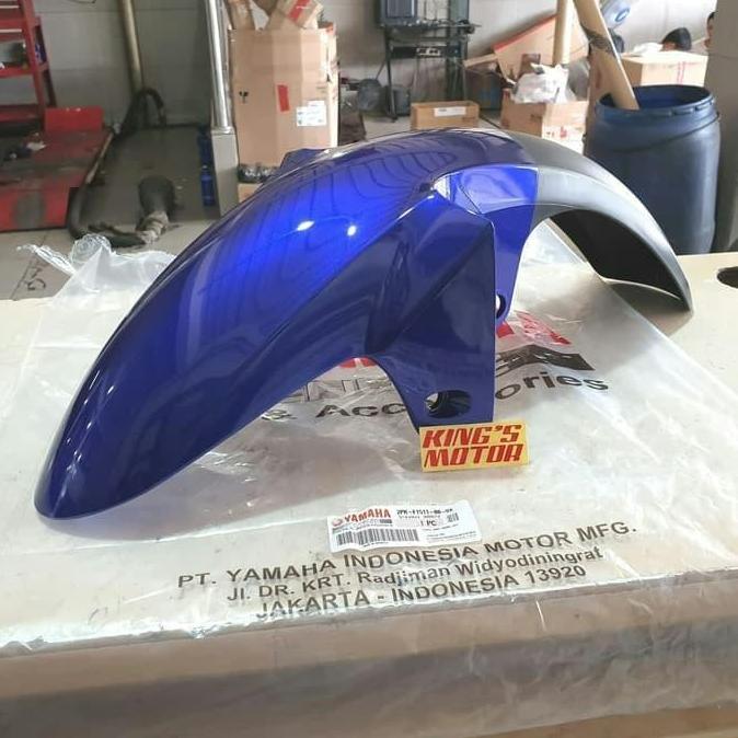 SPAKBOR SLEBOR DEPAN R15 R-15 OLD V1 V2 BIRU GP 2PK 9X YAMAHA PART ORI