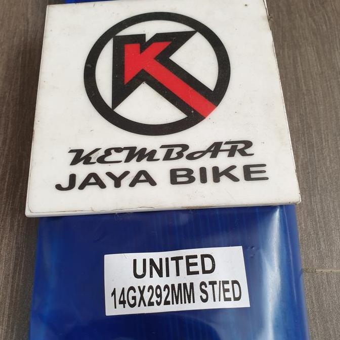 Jari - jari Stainless 14G x 292 mm United Black