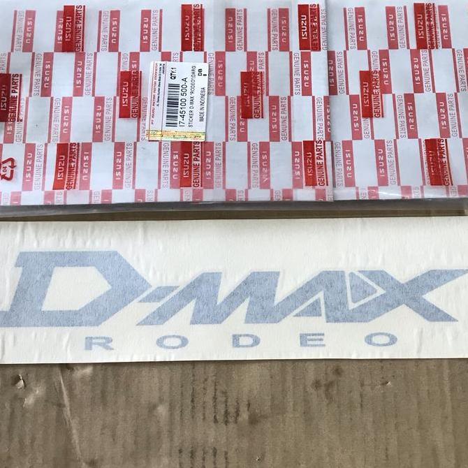 STICKER STIKER RODEO DMAX GRADE