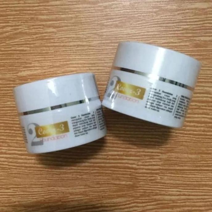 Cover 3 Foundation SPF 50 nomor 2 -sunscreen tabir surya sunblock no 2