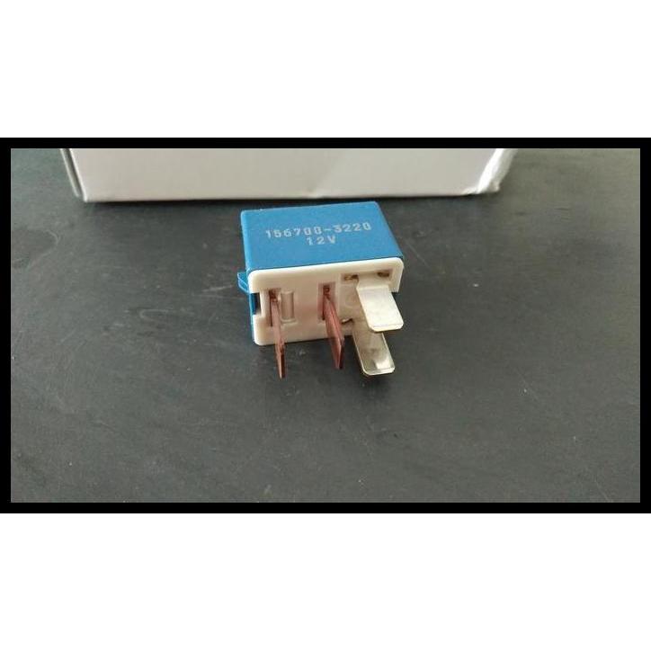 TERLARIS RELAY LAMPU TOYOTA AVANZA DENSO ORIGINAL 12V KAKI PIN 4 156700-3220 