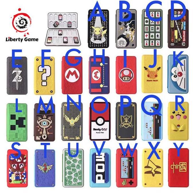 Shi Ban Premium Card Case Catride Tempat Kaset for Nintendo Switch 1 / Switch 2 / Switch Lite isi 24