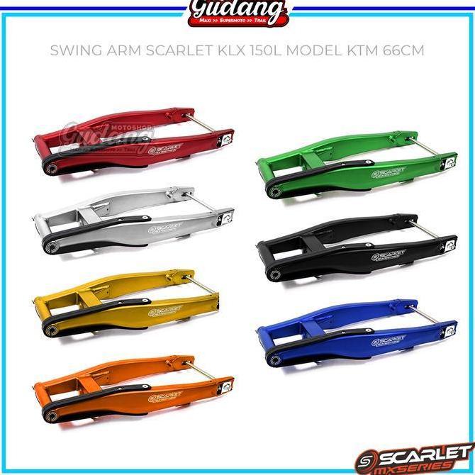 PREMIUM Swingarm Swing Arm Scarlet MX 60 cm 66 cm Alumunium Model KTM CRF 150L KLX 150 Dtracker  Mot