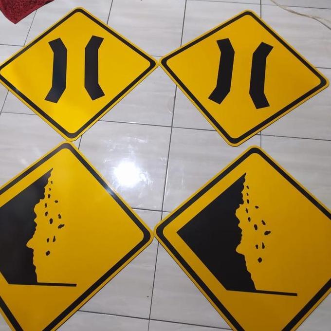 Daun Rambu Lalu Lintas Ukuran 60 cm. 2 Muka / 2 Sisi