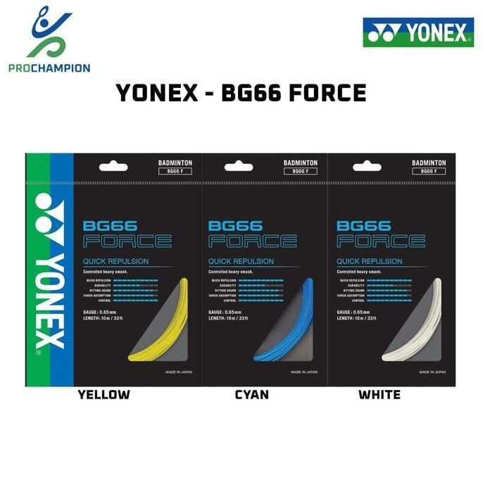 SENAR BADMINTON - YONEX BG66 BG 66 FORCE - ORIGINAL