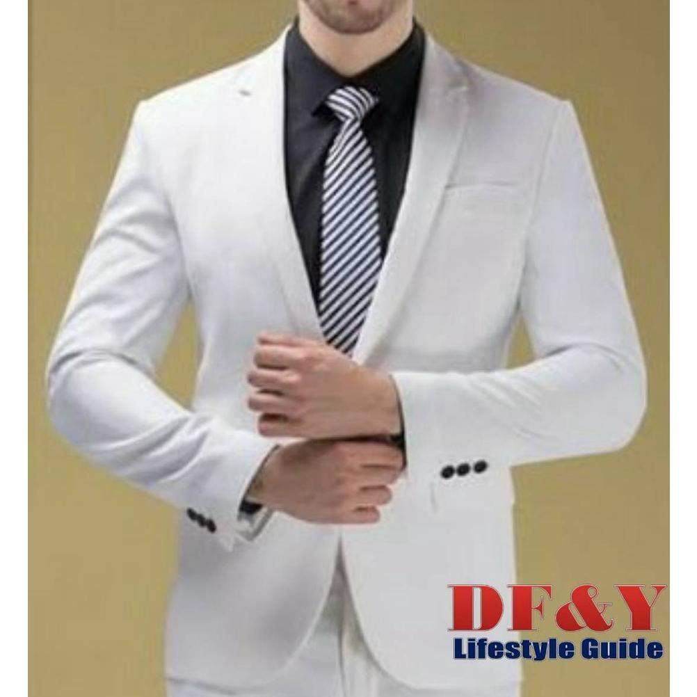 TERBARU Jas Blazer Tartan Pria Formal SlimFit / Blazer Pria Kotak-kotak Longsleeve ORIGINAL - Abu-ab