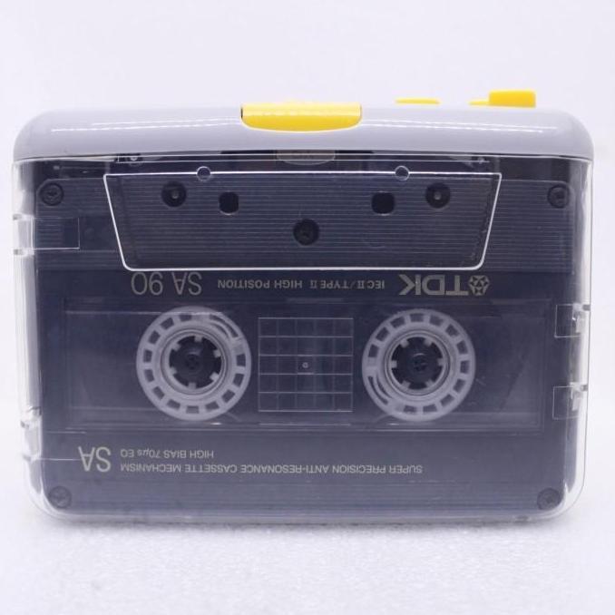 walkman stereo cassette portable tape player kaset pita - transparan