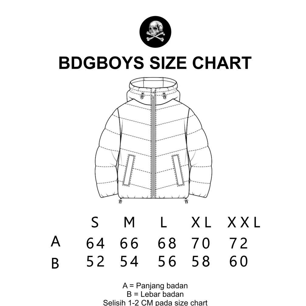 new product bdgboys jacket puffer reflective