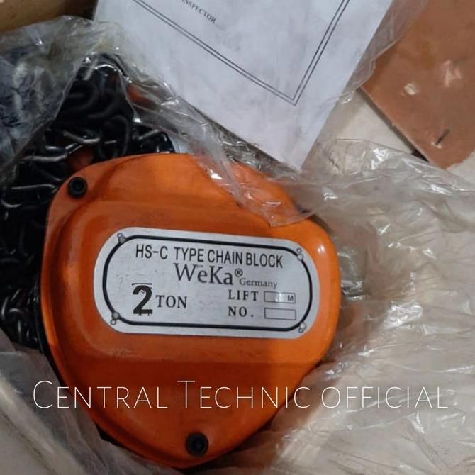 Chain Block 2 Ton x 5 Meter WEKA Germany Takel 2 Ton x 5 meter