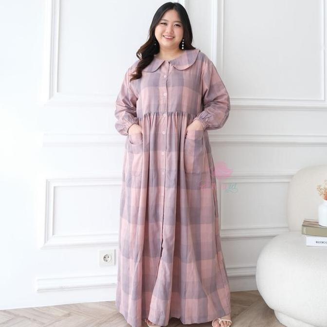 Jumbo Gamis Hanna katun ld 120 130 140 cm