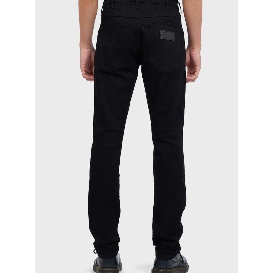 Wrangler Long Pants Skinny Straight Full VEGAS 01A25 Black Termurah